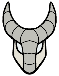 Sastreix's carnotaurus mascot logo.
